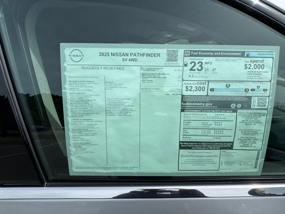 2025 Nissan Pathfinder SV 4WD