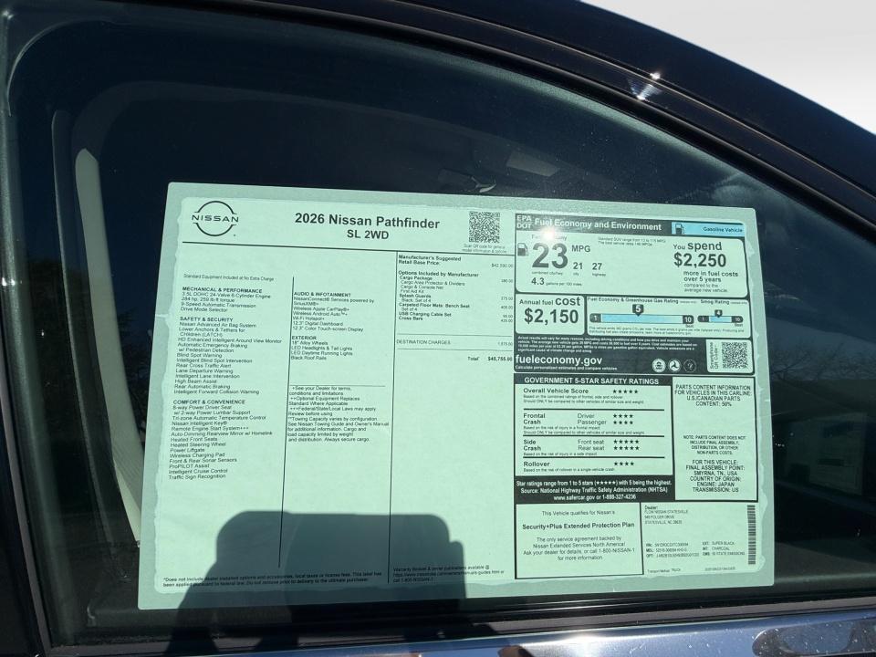2026 Nissan Pathfinder SL
