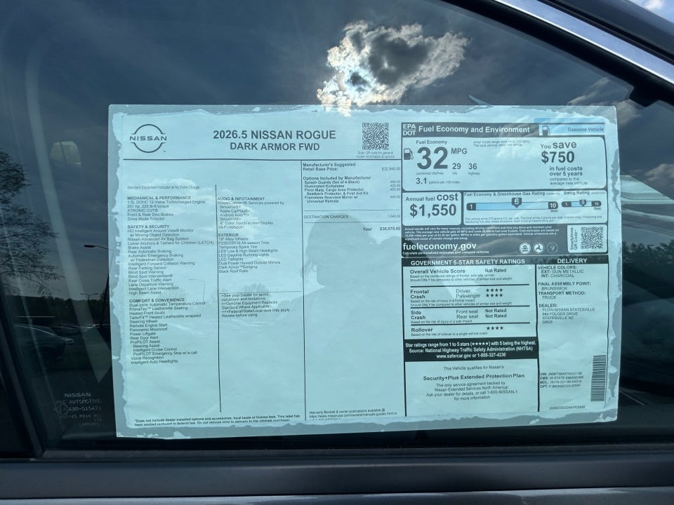 2026 Nissan Rogue Dark Armor