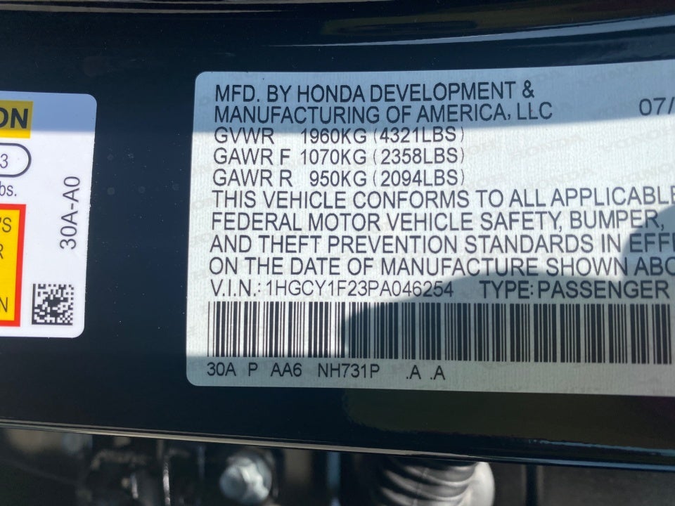 2023 Honda Accord LX