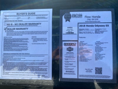 2018 Honda Odyssey EX