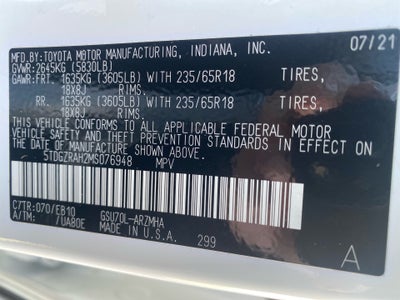 2021 Toyota Highlander XLE