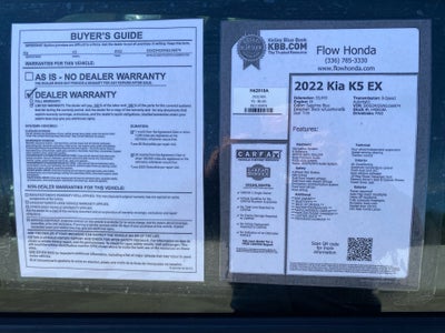 2022 Kia K5 EX