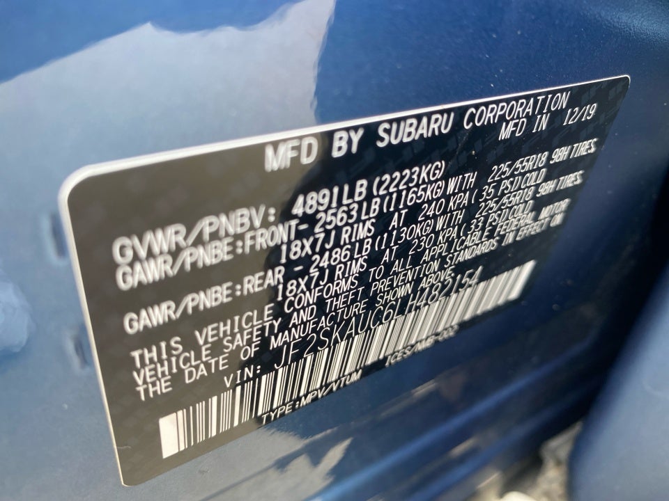 2020 Subaru Forester Limited