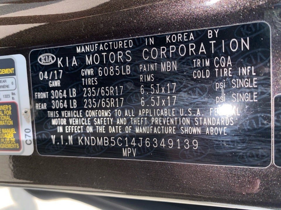2018 Kia Sedona LX