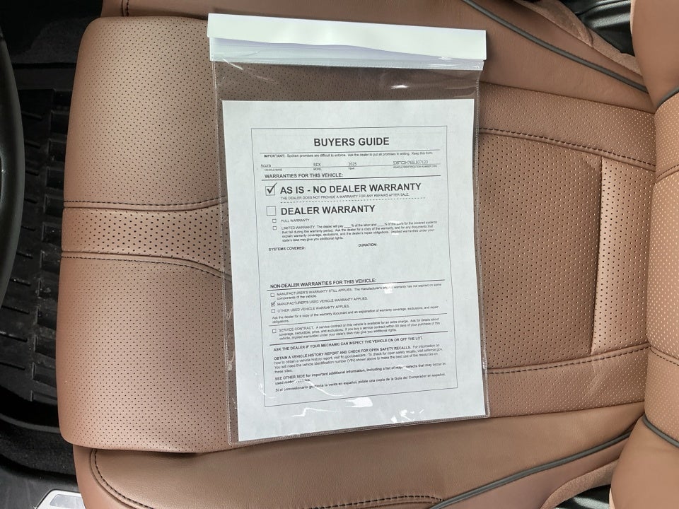 2025 Acura RDX Advance Package