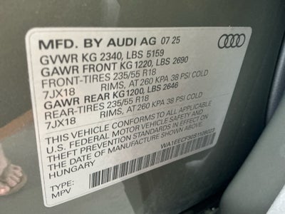 2025 Audi Q3 Premium 45 TFSI S line quattro Tiptronic