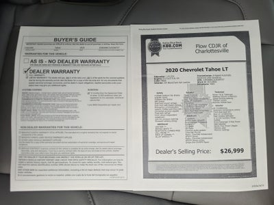 2020 Chevrolet Tahoe 4WD LT