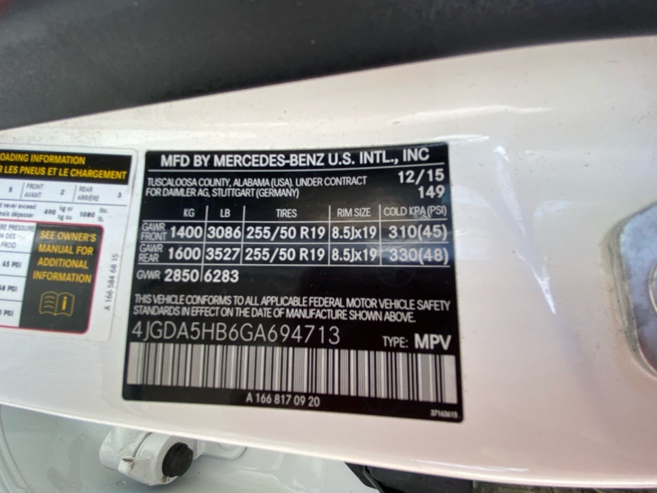 2016 Mercedes-Benz GLE 350 4MATIC®