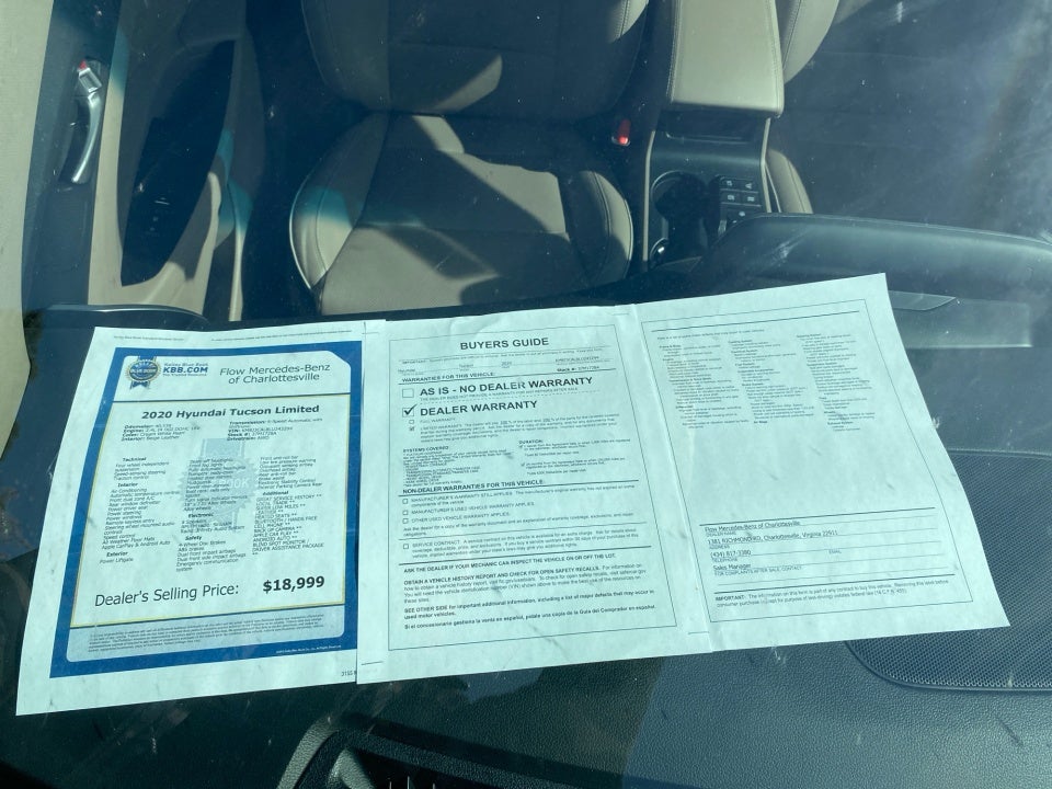 2020 Hyundai Tucson Limited