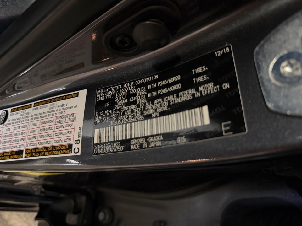 2019 Toyota 4Runner Limited Nightshade