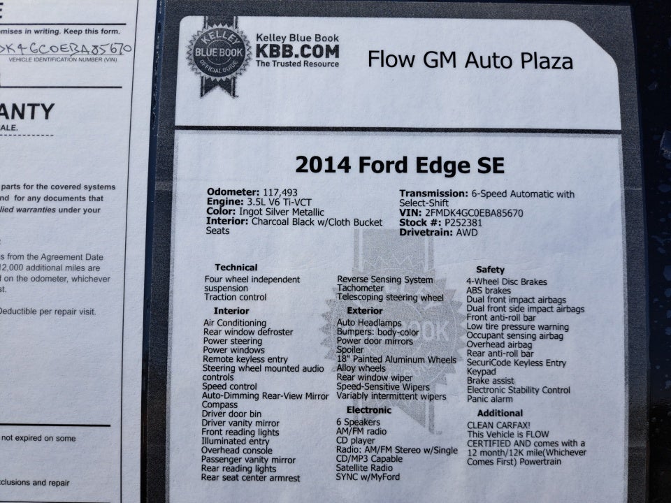 2014 Ford Edge SE