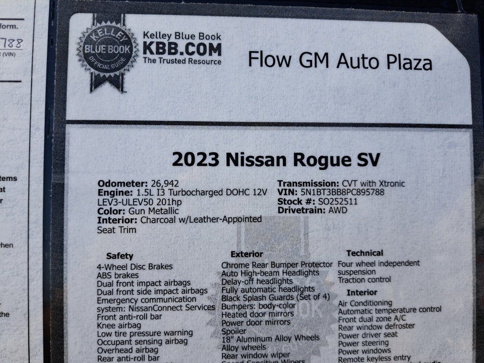 2023 Nissan Rogue SV
