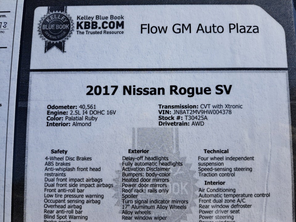 2017 Nissan Rogue SV
