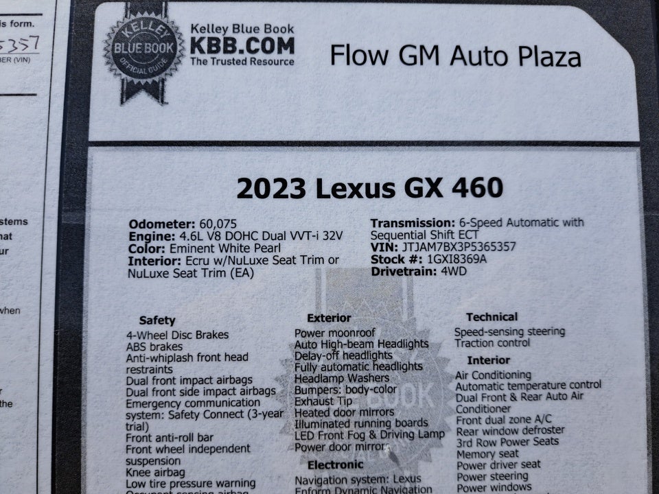 2023 Lexus GX 460 GX 460 Premium