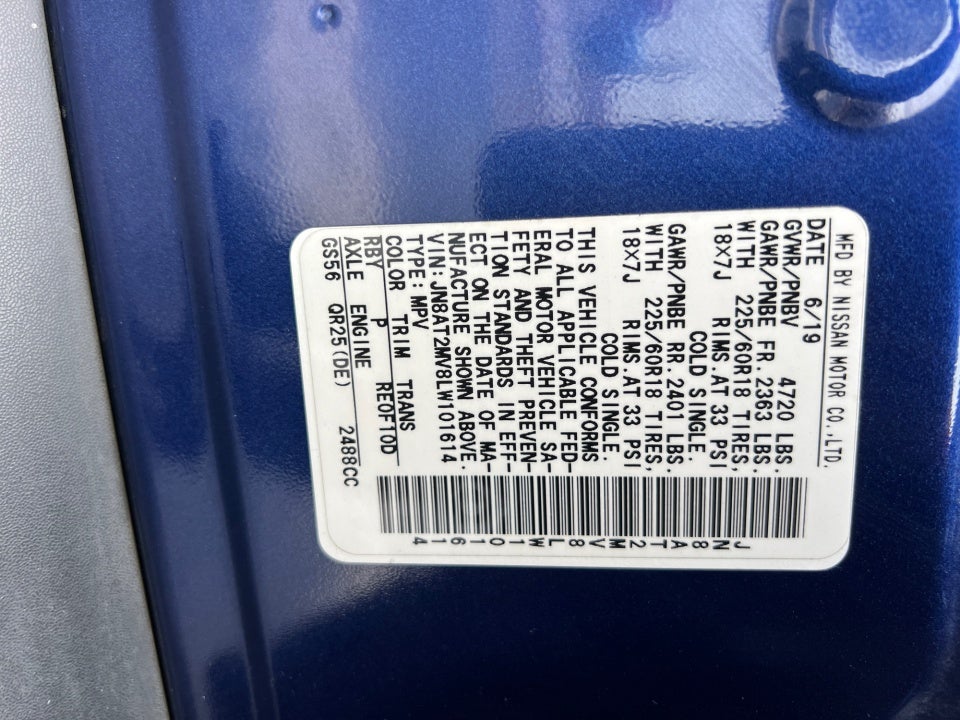 2020 Nissan Rogue SV Intelligent AWD