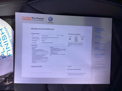 2026 Volkswagen Atlas Cross Sport SE with Technology