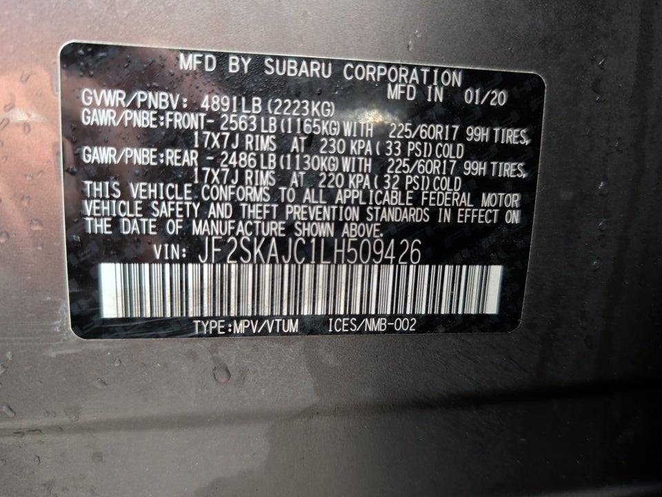 2020 Subaru Forester Premium