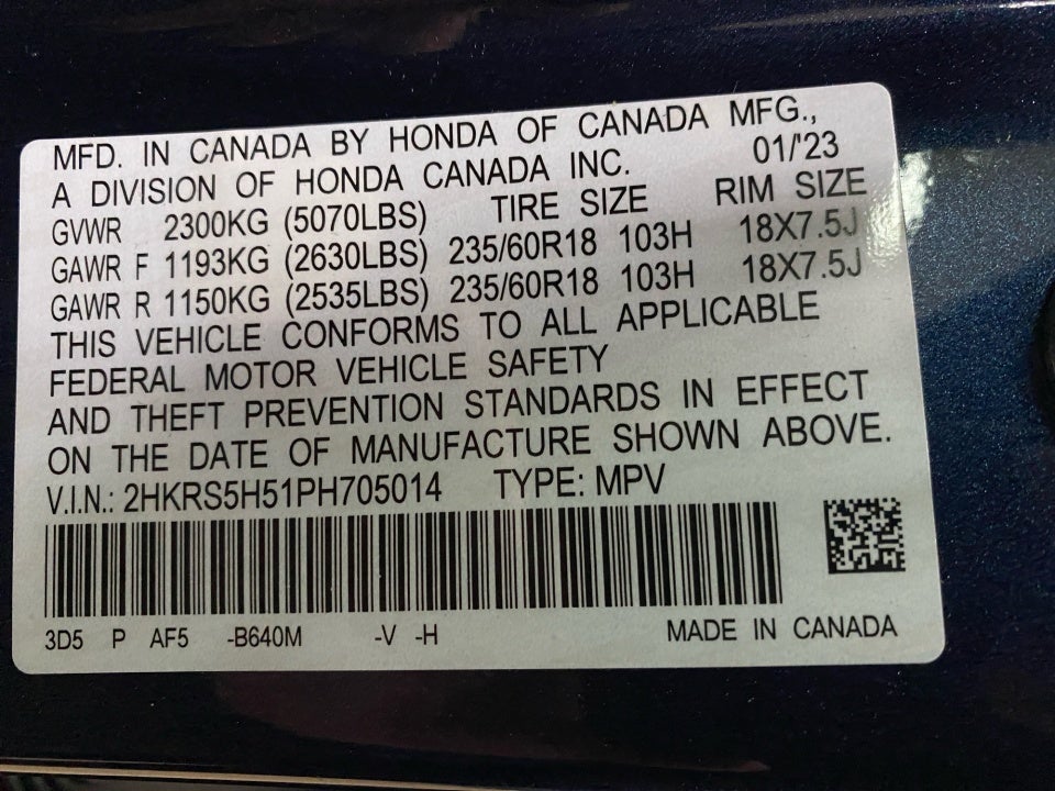 2023 Honda CR-V Hybrid Sport