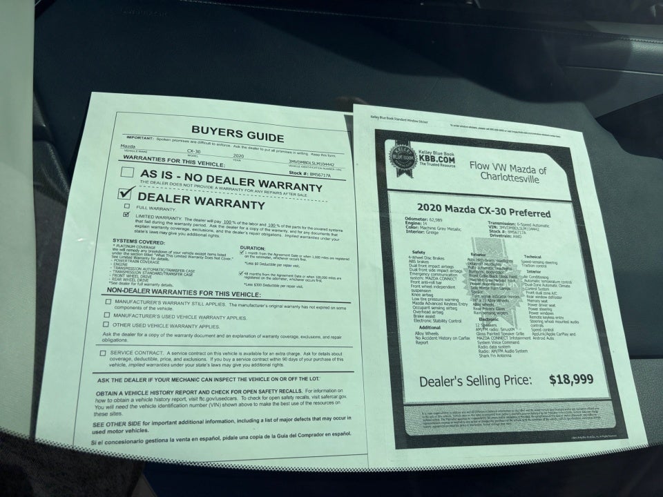 2020 Mazda Mazda CX-30 Preferred Package