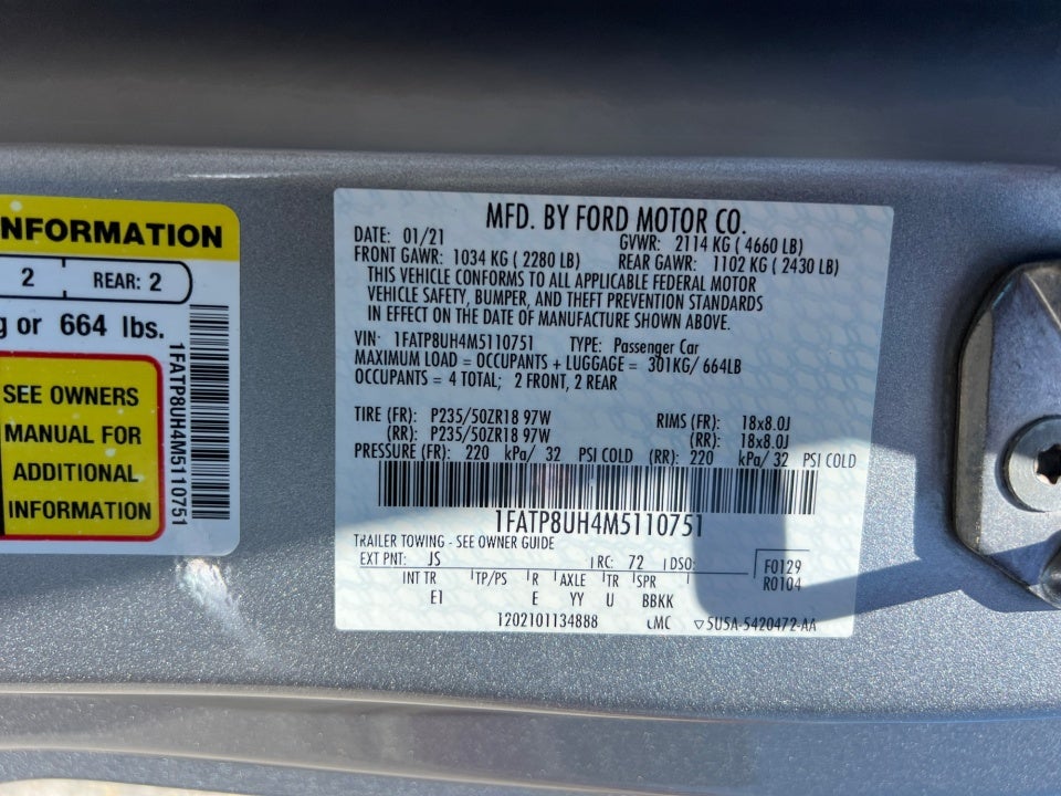 2021 Ford Mustang EcoBoost Premium