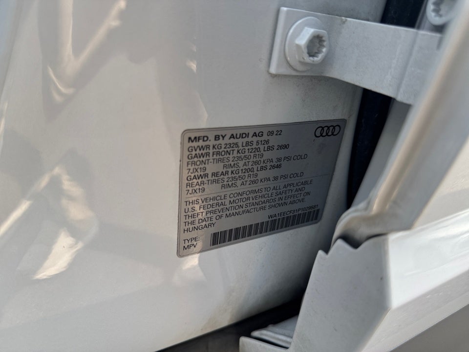 2023 Audi Q3 Premium Plus 45 TFSI S line quattro Tiptronic
