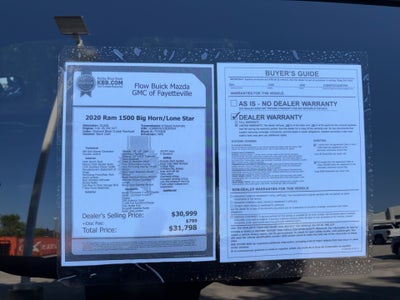 2020 RAM 1500 Big Horn