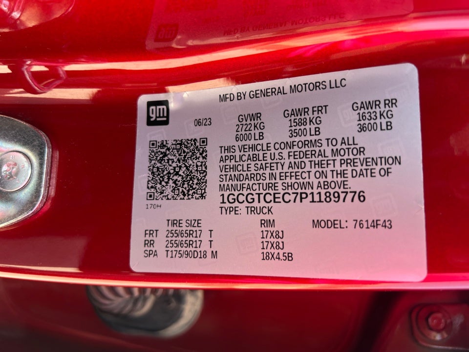 2023 Chevrolet Colorado 4WD Crew Cab Short Box LT