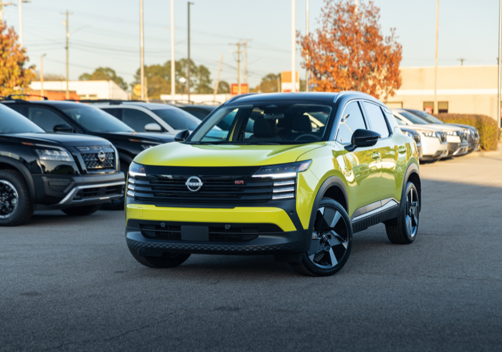 2026 Nissan Kicks for sale at Flow Nissan of Fayetteville shown in an outdoor setting