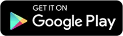 Logo of Google play store.