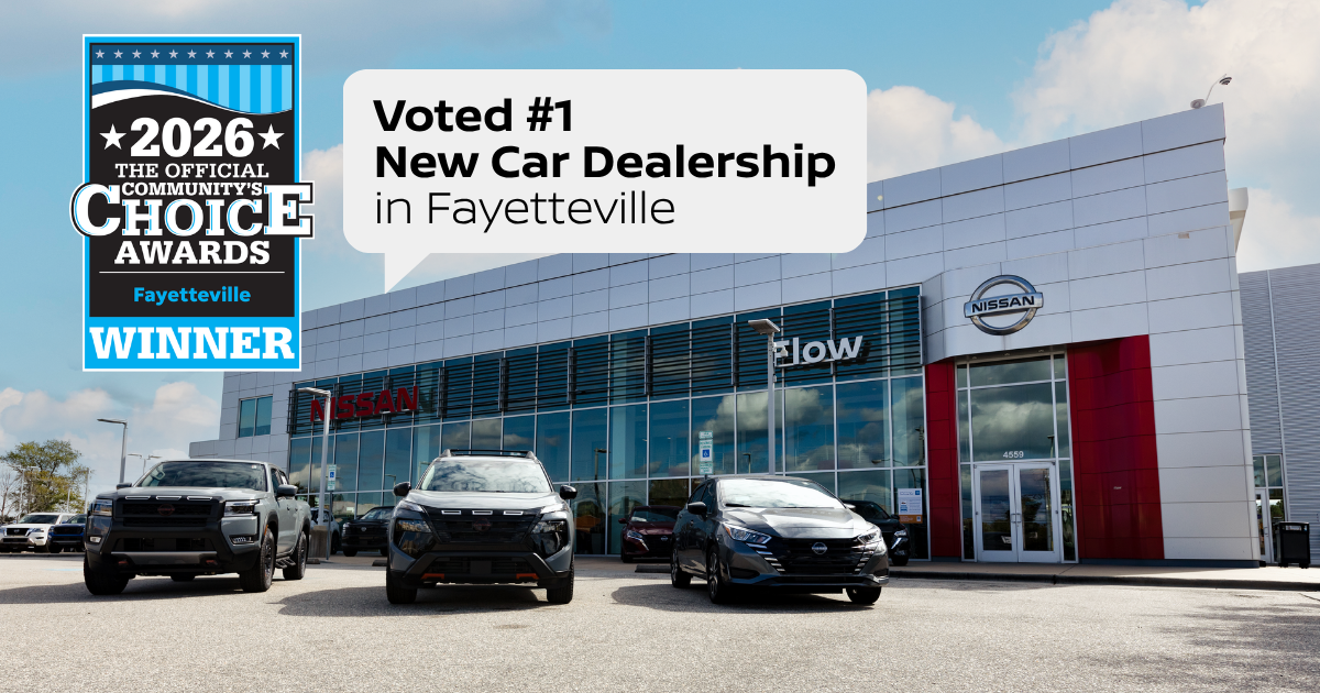 Flow Nissan of Fayetteville named best new car dealership