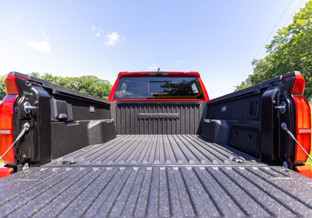 Truck bed of the Toyota Tacoma